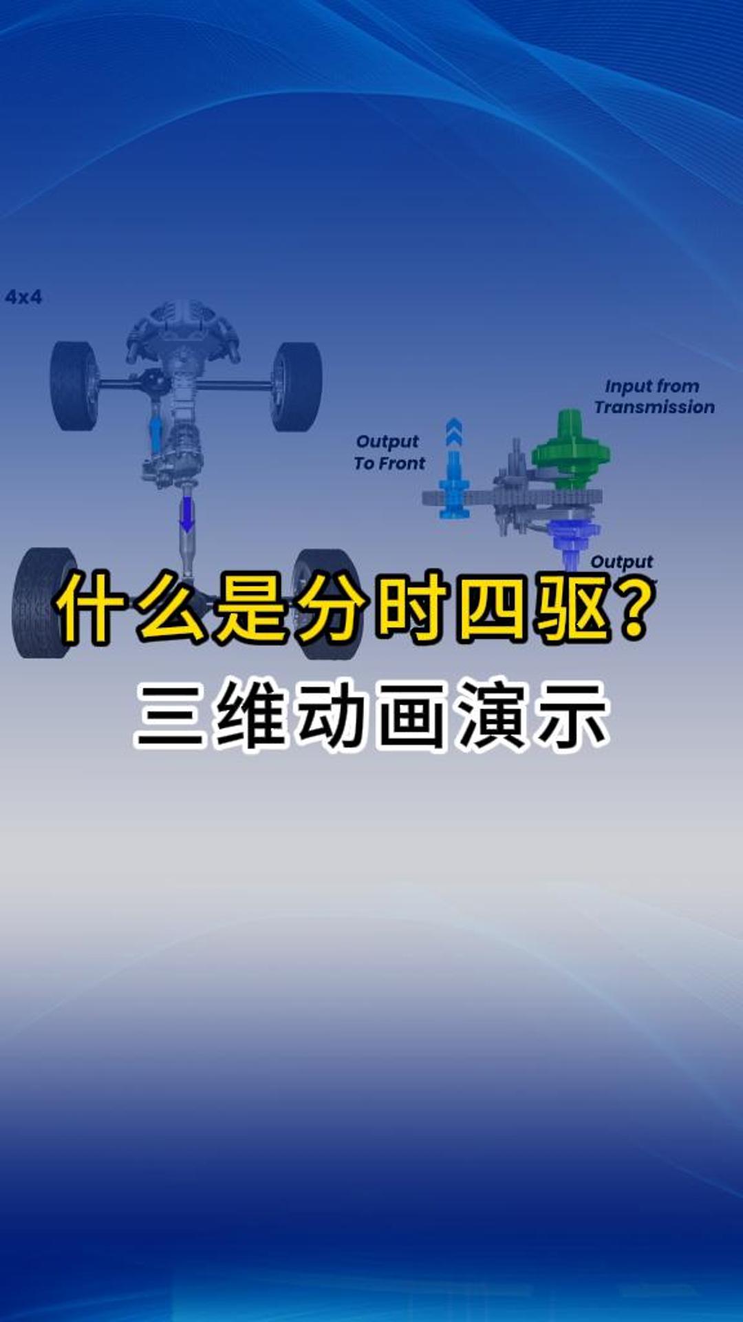 为什么老司机不买分时四驱的车？-汽车三维动画-华匠三维动画定制
